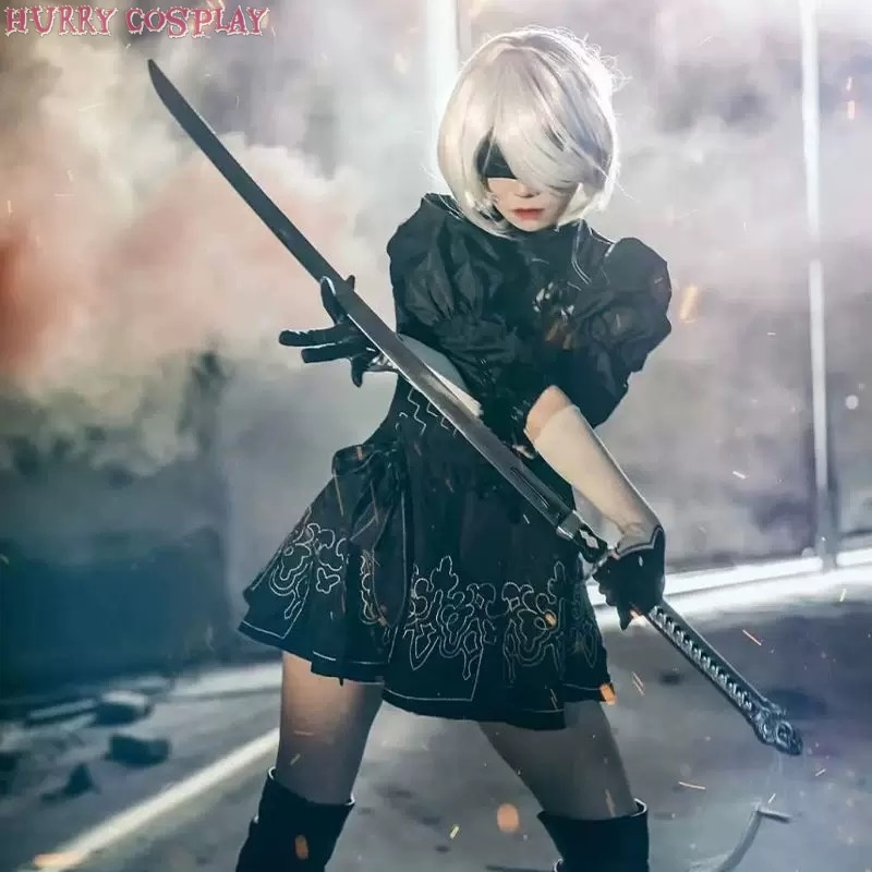 Game Cosplay,Nier: Automata,NieR Automata Yuhar 2b sister Cosplay Costume